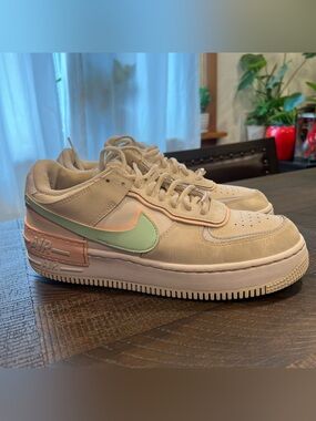 Nike Air Force 1 Low Shadow White Atmosphere Mint Foam 10 women